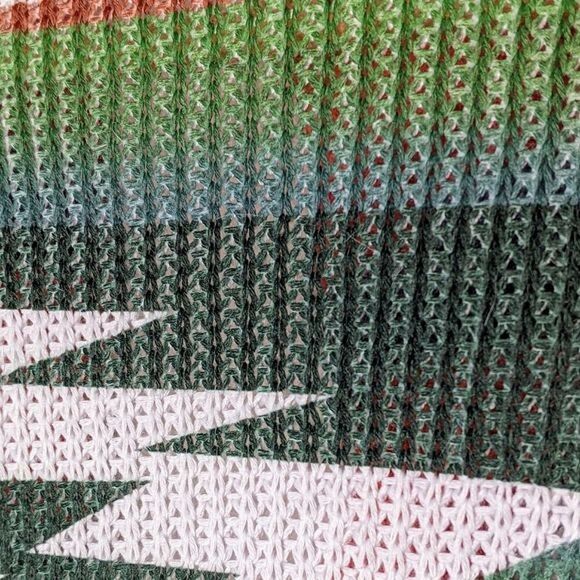 DETI Southwest Pattern Woven Button Down Cardigan size L - Picture 9 of 10